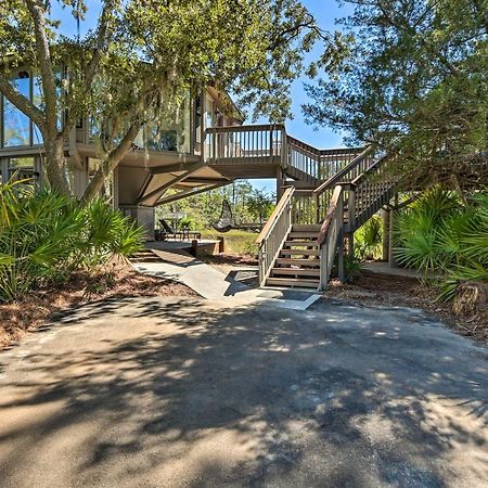 Вілла Airy Treehouse With Bikes Walk To Harbour Town! Гілтон-Гед-Айленд Екстер'єр фото