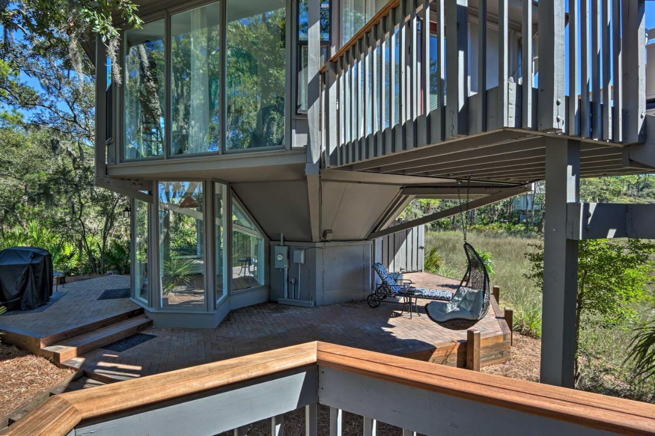 Вілла Airy Treehouse With Bikes Walk To Harbour Town! Гілтон-Гед-Айленд Екстер'єр фото