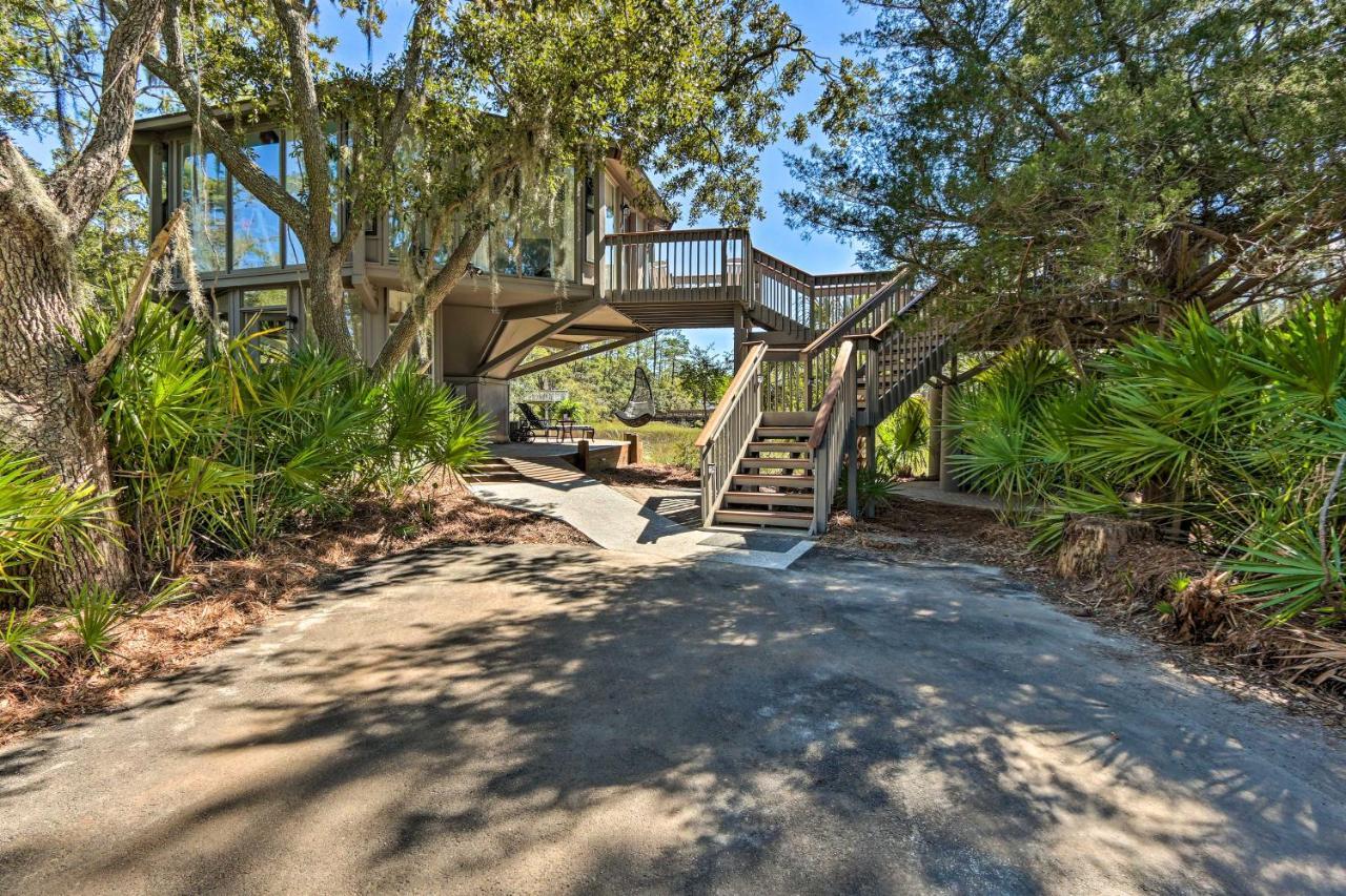 Вілла Airy Treehouse With Bikes Walk To Harbour Town! Гілтон-Гед-Айленд Екстер'єр фото